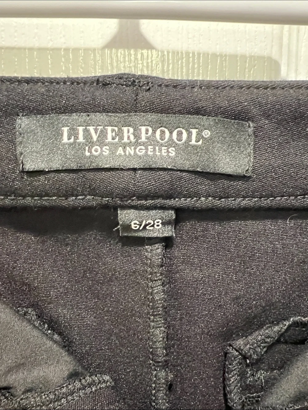 Liverpool Los Angeles Kelsey Ponte Knit Trouser Pants - Black Size 6/28
